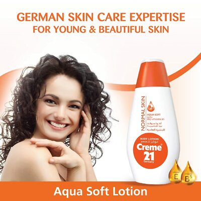 Creme 21 Aqua Soft All season moisturizing Lotion with Vitamin E