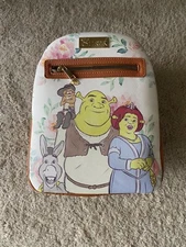 Shrek GROUP FLORAL MINI BACKPACK New Without Tags