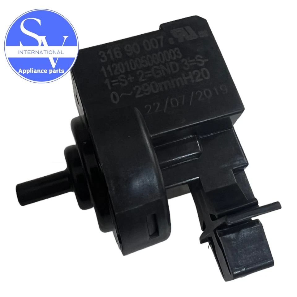 Interruptor de presión de nivel de agua para lavadora GE WH12X20898 31690007 11201005000003 Foto 3 de 3