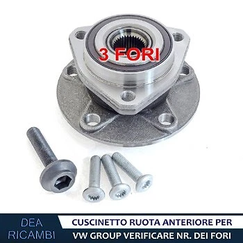 Cuscinetto Ruota Anteriore per VW GOLF V 1K, VI 5K, PLUS V 5M, 03-13 AMVW013 - Imagen 2 de 4