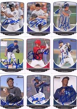 Gabriel Guerrero signed 2013 Bowman Prospect Rookie card RC auto