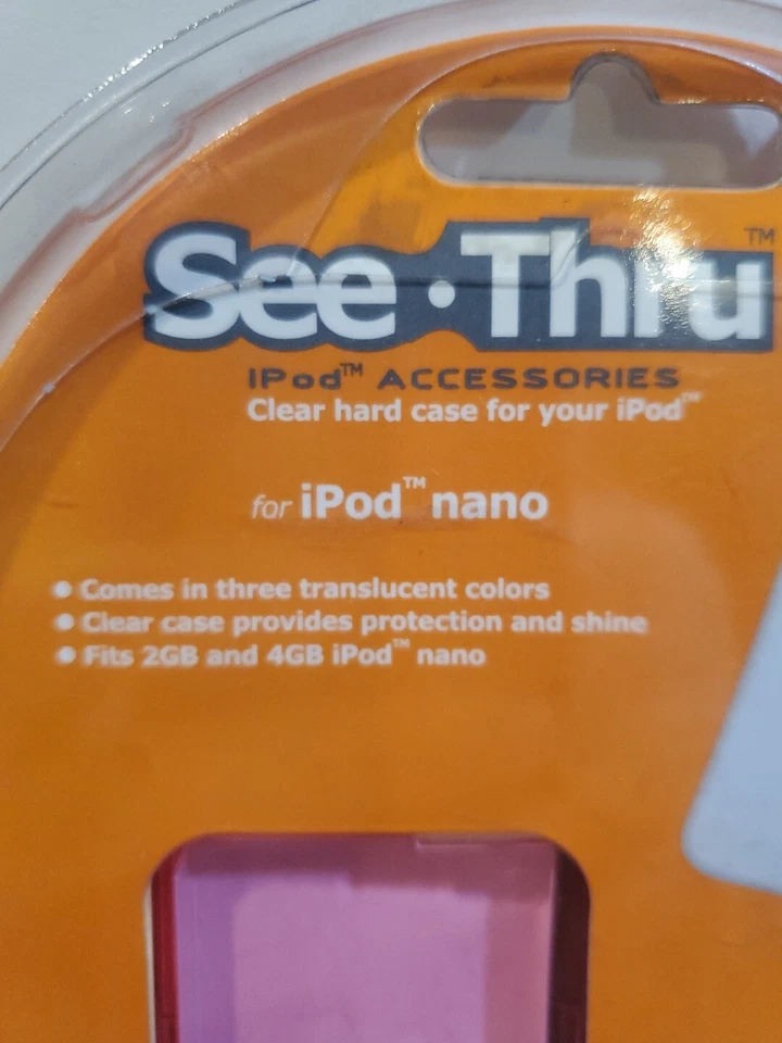 NEW Speck See Thru 3 Pack Hard Case For iPod Nano 1st GEN. 2 & 4 GB.Clear colors - Image 3 of 4
