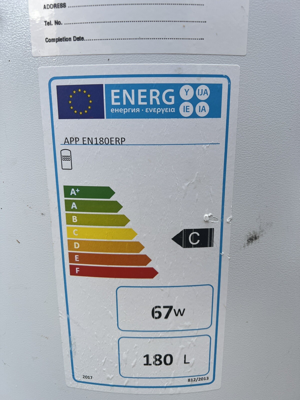 Un Vented Hot Water Tank eBay