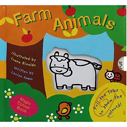 Farm Animals: Magic Colour Book by Sladen, Louisa Board book Book The Fast Free - Picture 1 of 2