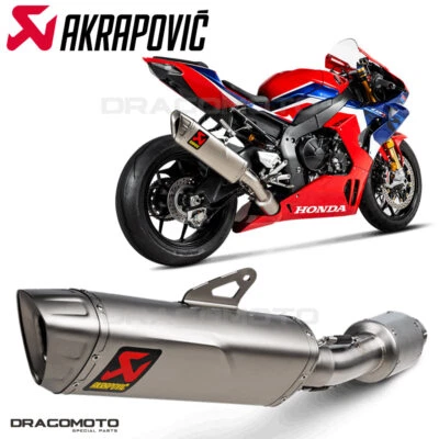 HONDA CBR 1000 RR 2020-2023 Pot échappement AKRAPOVIC Titane RC S-H10SO25-APL... - Photo 1/4