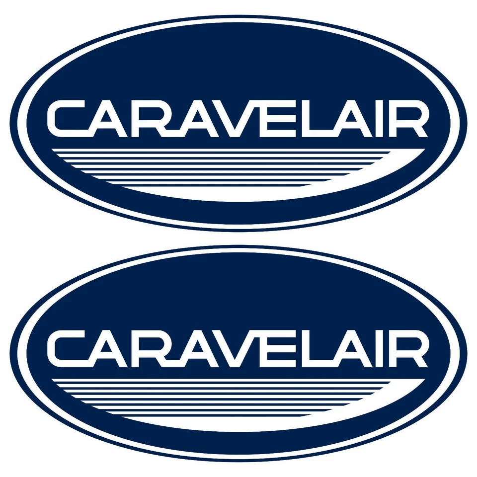 STAR SAM® 2 x CARAVELAIR Wohnwagen Aufkleber Caravan mobil home Stickers travel