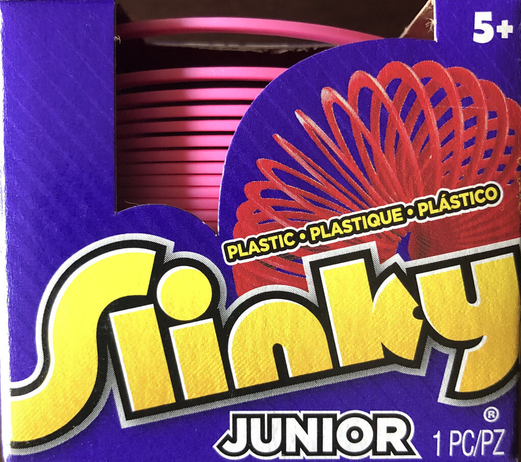 large plastic slinky