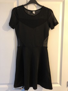 h and m mesh dress