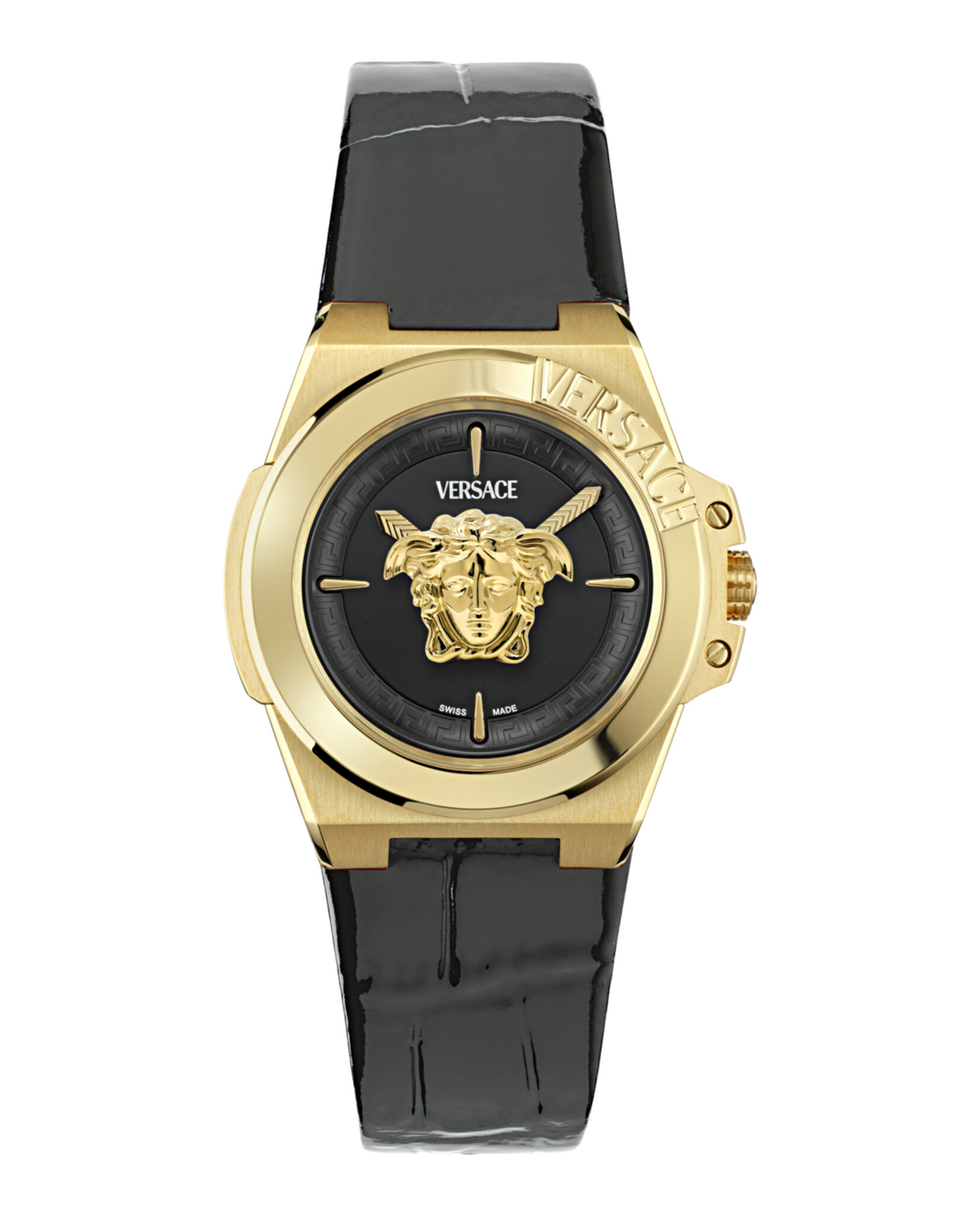 Versace Women's 37mm Gold-Tone Strap Fashion Watch