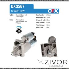 New DXS567-OEX Starter Motor 12V 11Th CW Delco Style For CHEVROLET Blazer, S-10