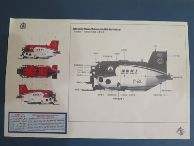 MIDGET SUBMARINE SHEN HAI YONG SHI  diagram