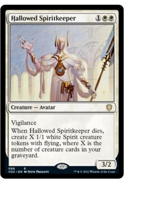 Hallowed Spiritkeeper  +10 Random Rares MTG Magic the Gathering gift set lot