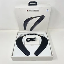 Monster Boomerang Petite Neckband Bluetooth Speakers, Neck Speaker Black MS31901