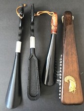 Horse Head Shoe Horn and Brushes Lot Set 4 Pieces