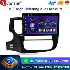 Für Mitsubishi Outlander 2012-18 4+64G Android 14 Autoradio Navi GPS DAB+ 6+128G