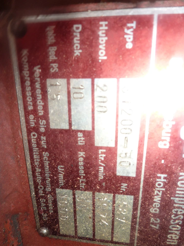 BEHELTER VON KOMPRESSOR 50 LITER - Bild 2 von 3