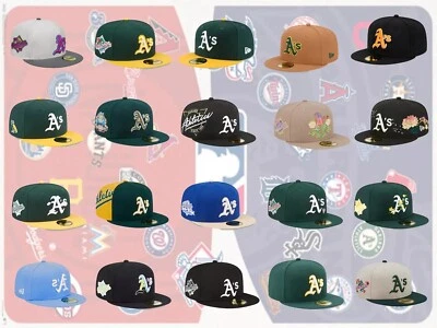 New Oakland Athletics Baseball Era Hat 59FIFTY Fitted Hat -5950-16
