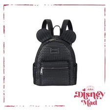 Mickey Mouse Woven Loungefly Mini Backpack Disney Parks