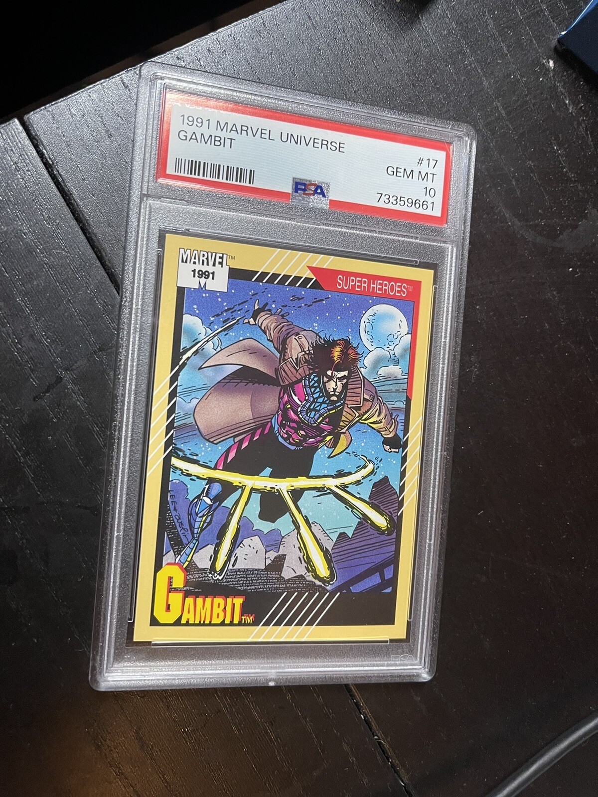 1991 Marvel Universe Gambit #17 PSA 10 GEM MT
