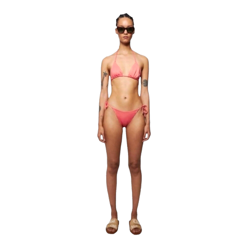 Bikini Swim Costume Women's UK Size Medium Pink Colour Change Tie Fastening - Picture 10 of 22