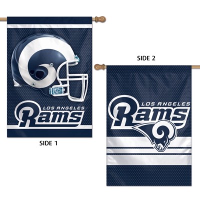 LOS ANGELES RAMS LOGO 28''X40'' DOUBLE SIDED BANNER FLAG BRAND NEW WINCRAFT