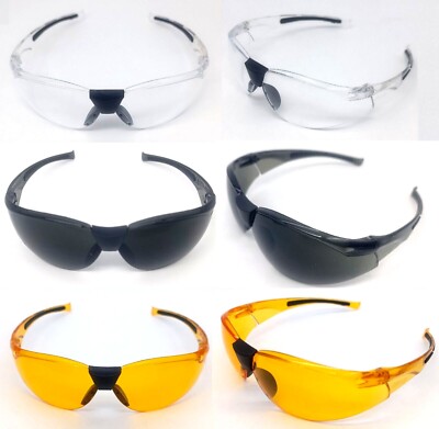 Sicherheitsbrille Schutzbrille Safer Arbeits Brille kratzfest UV A+B  360-380