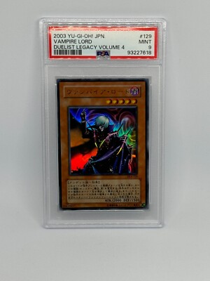 Yugioh Card Vampire Lord DL4-129 ULTRA RARE - PSA 9 Mint | eBay
