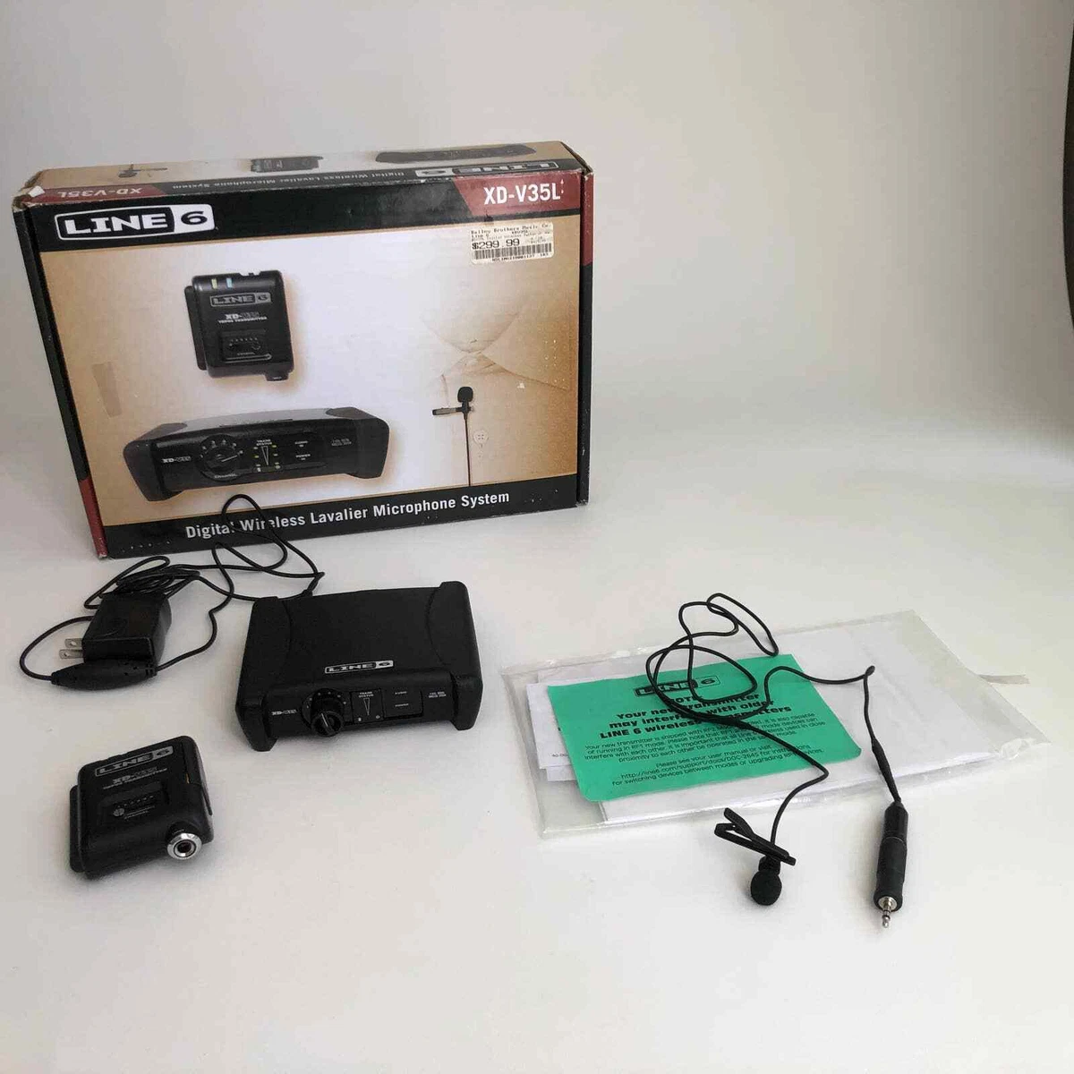 LINE 6 XD-V35L Digital Lavalier Wireless Microphone Mic System