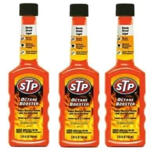 (3) STP Octane Booster Fuel Additive 78574 5.25 fl oz
