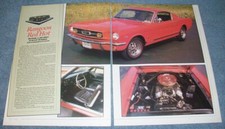 1965 Mustang K-gt Fastback Vintage Article Rangoon Red Hot K-code Hipo 1965 Mustang K-gt Fastback Vintage Article Rangoon Red Hot K-code Hipo