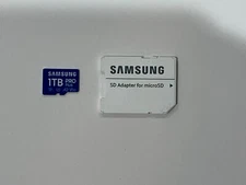 Samsung Pro Plus 1TB MicroSDXC MicroSD Memory Card Class 10 U3 MB-MD1T0SA/AM