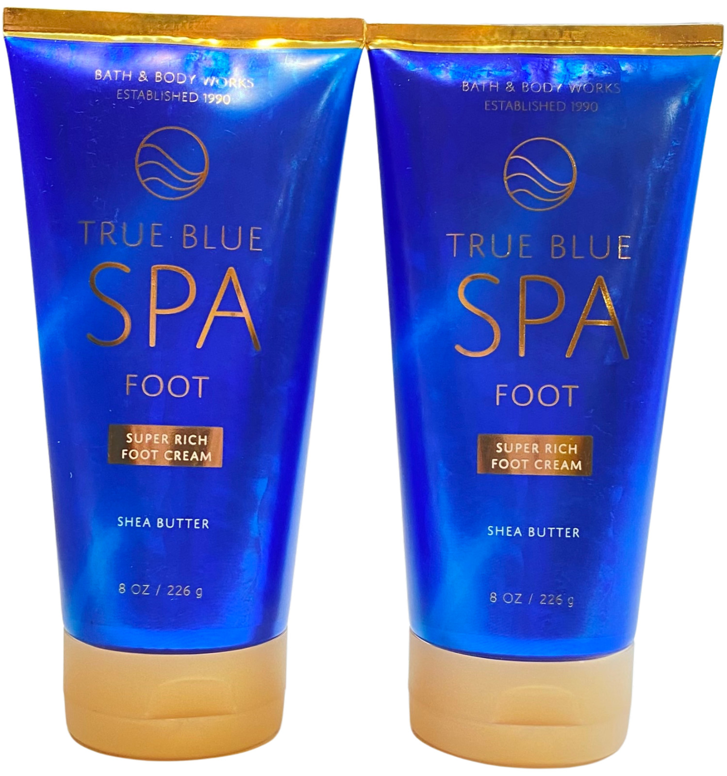 Bath & Body Works True Blue Spa SUPER RICH FOOT CREAM 8OZ se