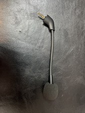 3.5mm Gooseneck Microphone   Wired Plug-In Mic with Foam Cover  As Is Untested 