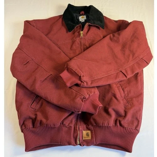 VTG Carhartt Santa Fe Jacket in Perfect Condition Mens Large J14 DKR - product listing photo