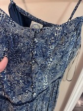 Blue Rain Women's Summer Dress XS Adjustable Straps