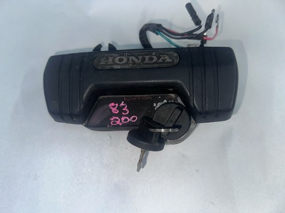 #ad 1983 Honda ATC 200 big red handlebar key switch holder $75.00