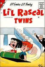 Lil Rascal Twins #10 FN- 5.5 1957 Stock Image