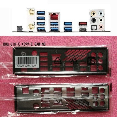 For   ROG STRIX X399-E GAMING   IO I/O Rear Baffle Backplate Motherboard #fv