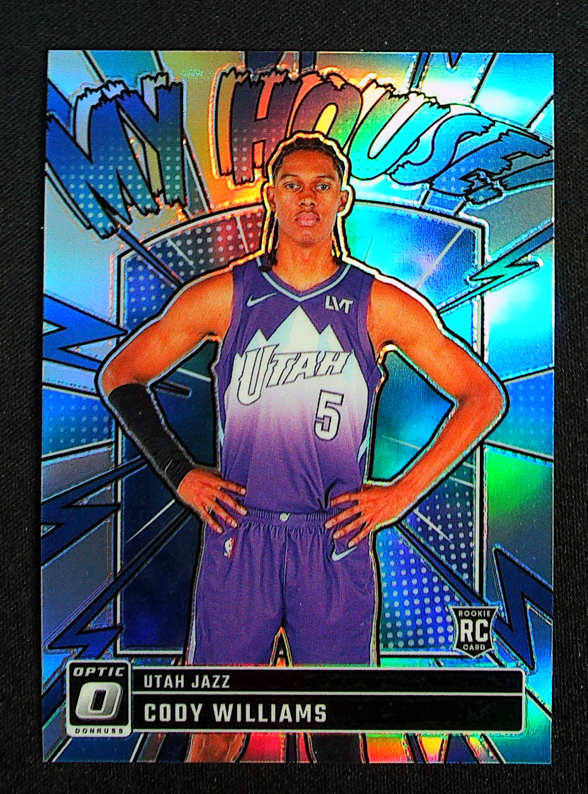 2024-25 Panini Donruss Optic - My House Cody Williams #4 Holo Prizm (RC)