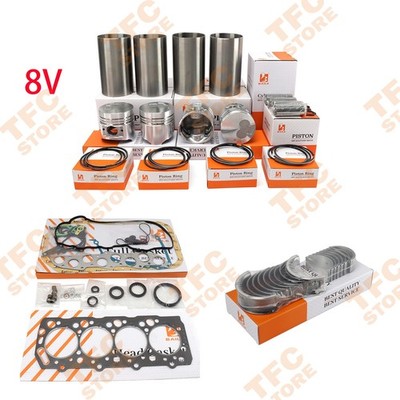 4D56 4D56T Overhaul Rebuild Kit Mitsubishi  SOHC 8V Triton Pajero With Turbo