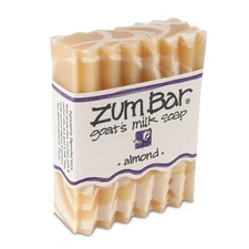 Almond Zum Bar Goat's Milk Soap Natural Moisturizing 3 Ounce Pack 1