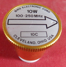 Bird 43 Thruline WattMeter VHF Radio Element slug 10W 10C 100-250MHz FREE SHIP