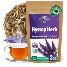 Wildfield Hyssop Dried Herb Tea Herbal Hyss pus Officin lis Hyssops Hisopo 3Oz