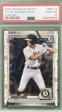 Psa 10 2020 1st Bowman Draft Chrome Tyler Soderstorm 