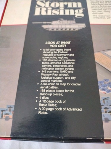 Vintage Board Game Red Storm Rising C1989 By TSR VGC - Picture 10 of 13