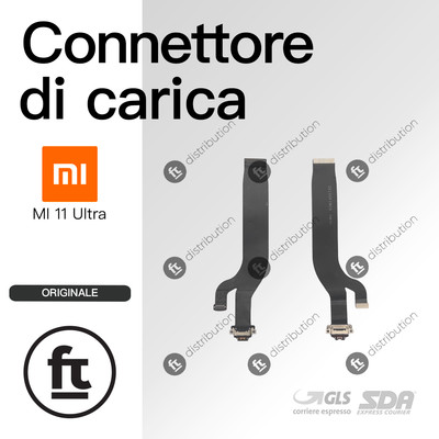 Connettore Dock Ricarica Con Microfono E Lettore SIM Per Xiaomi Mi 11 5G (M2011K2G)