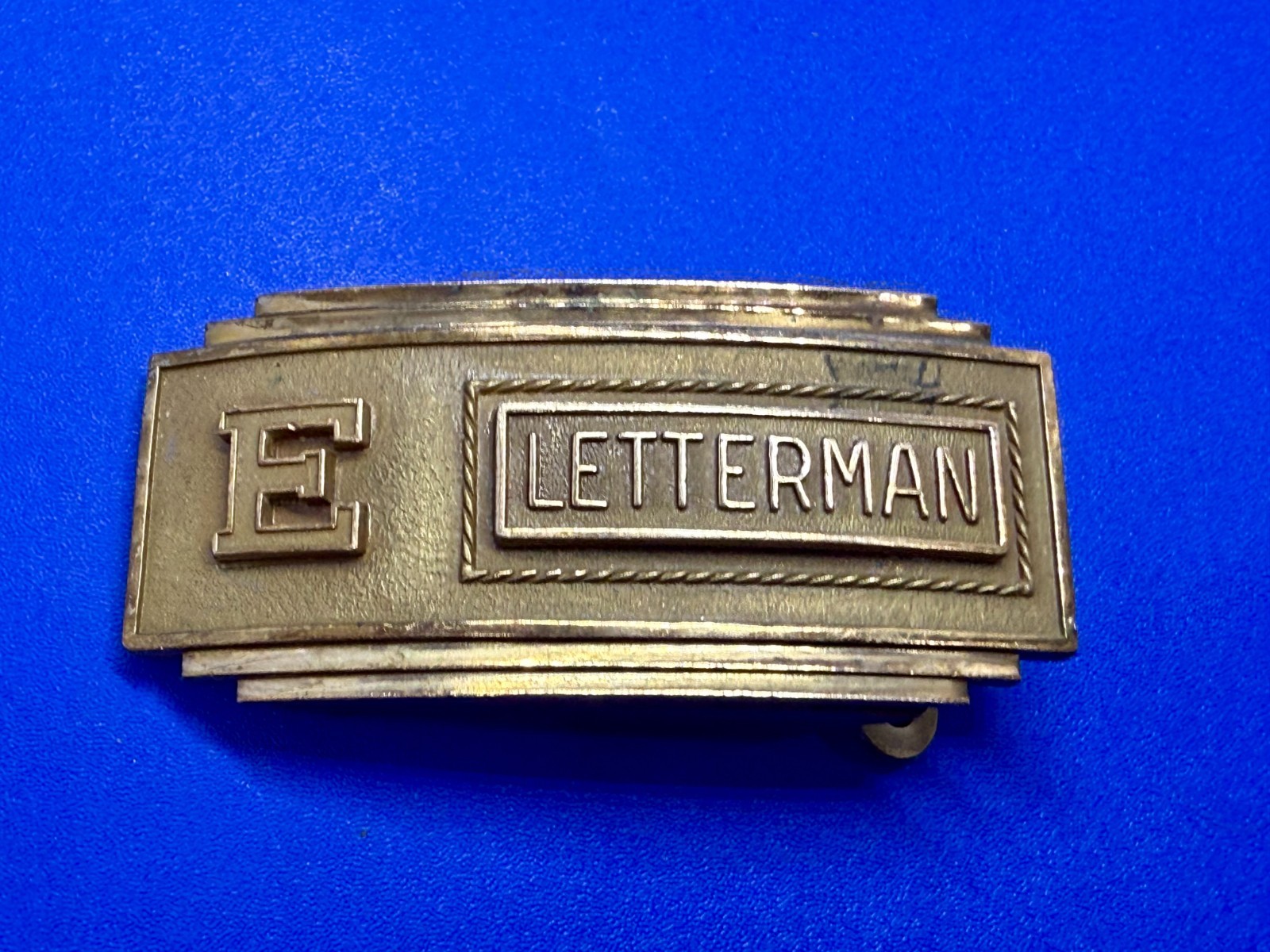 Letterman High School Initial Letter E Antique HJ… - image 2