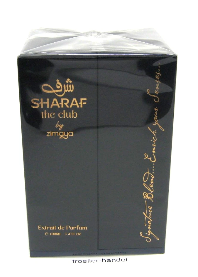 Zimaya Sharaf The Club 100 ml Extrait de Parfum NEU & OVP