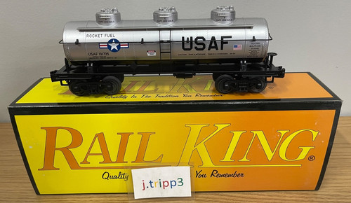 MTH Railking 30-73540 USAF Fuerza Aérea Cohete Combustible 3 cúpulas Tanque Coche Calibre O Tren | Zustand: New
