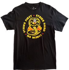 Cobra Kai TShirt Adult UnisexMedium Strike Hard Strike First No Mercy Karate Kid